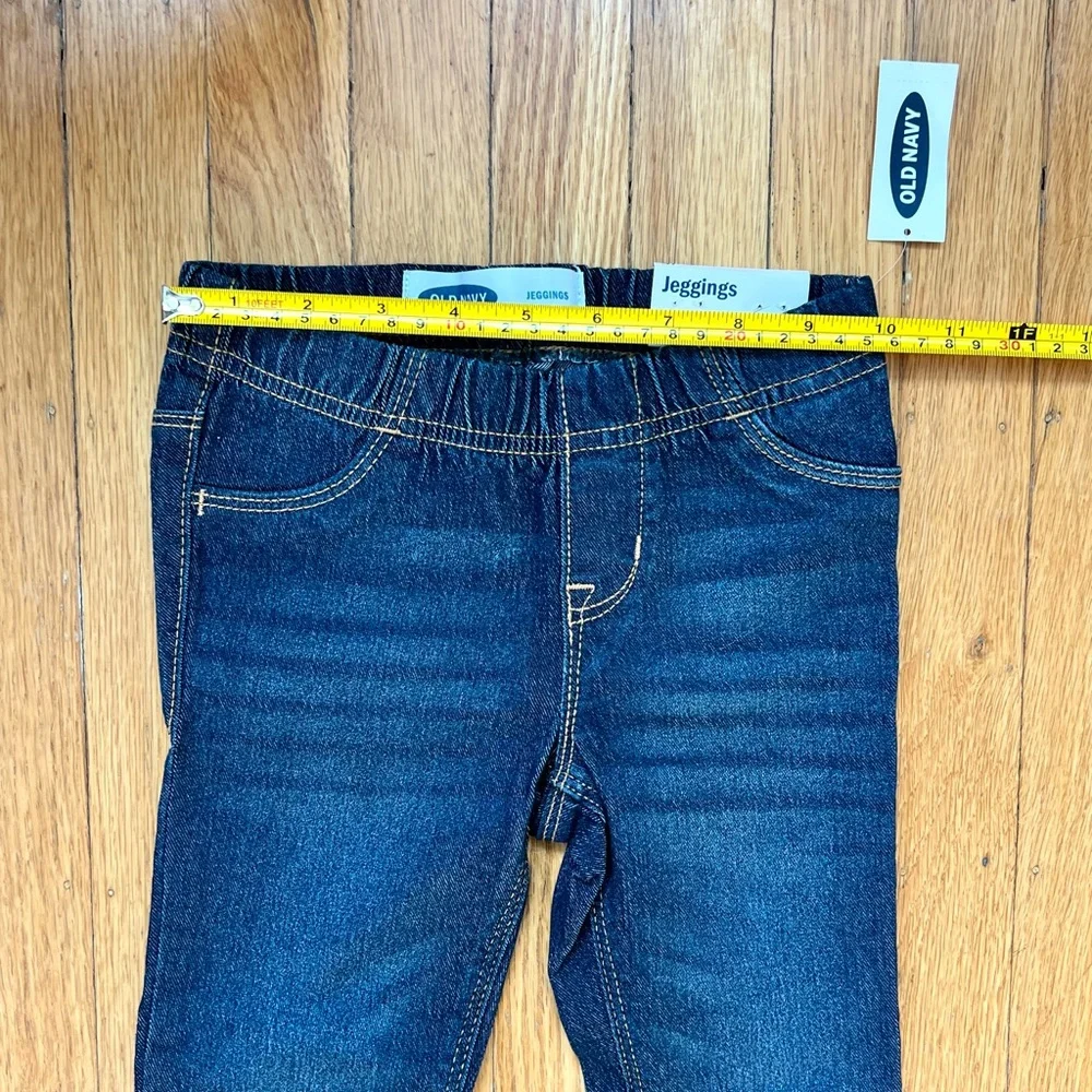 Old Navy Dark Wash Jeggings in Girls 4T